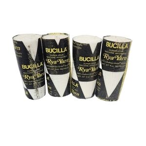 NWT Vintage Bucilla DuPont Orion Acrylic Latch Hook Rug Yarn Color‎ 401 Lot of 4